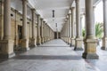 Mill colonnade in Karlovy Vary Royalty Free Stock Photo