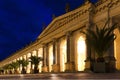 The Mill Colonnade Mlynska kolonada Neo-Renaissance building with columns and hot springs in spa town Karlovy Vary Carlsbad Royalty Free Stock Photo