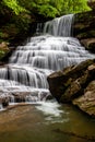 Mill Creek Falls - Hawks Nest State Park - West Virginia Royalty Free Stock Photo