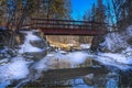 Mill creek ravine bridge, Edmonton, Alberta, Canada