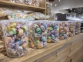 Mill Creek, WA USA - circa May 2022: Angled view of colorful taffy for sale inside a Town and Country grocery store