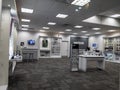 Mill Creek, WA USA - circa May 2022: View of the interior of a Verizon Wireless retail store without any customers inside