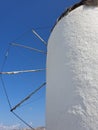 Mill in Mykonos close up