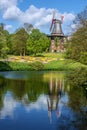 Mill in park, Bremen, Germany Royalty Free Stock Photo
