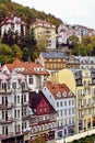 Mill street, Karlovy Vary, Czech Republic Royalty Free Stock Photo