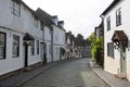 Mill Street in the market town of Warwick, Warwickshire