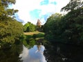 Mill among trees