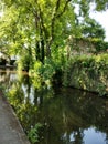 Mill walk, river Avon, Christchurch Royalty Free Stock Photo