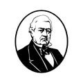 Millard Fillmore - thirteenth president of the USA in eps10