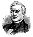 Millard Fillmore, vintage illustration