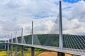 Cable-stayed bridge Millau Viaduct, France.