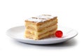 Millefoglie - Mille-feuille isolated on white