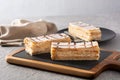 Millefoglie or French mille-feuille