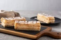 Millefoglie or French mille-feuille