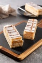 Millefoglie or French mille-feuille