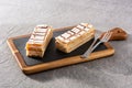 Millefoglie or French mille-feuille