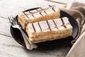 Millefoglie or French mille-feuille