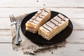 Millefoglie or French mille-feuille