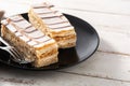 Millefoglie or French mille-feuille