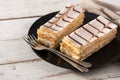 Millefoglie or French mille-feuille