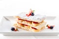 Millefoglie Italian dessert Royalty Free Stock Photo