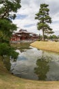 millenary temple of the city of Uji in Kyoto Royalty Free Stock Photo