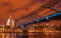 Millenium Bridge Royalty Free Stock Photo