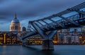 Millenium Bridge Royalty Free Stock Photo