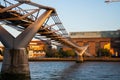 Millenium bridge Royalty Free Stock Photo