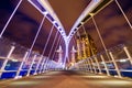millenium bridge manchester Royalty Free Stock Photo