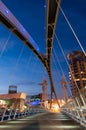 Millenium bridge manchester Royalty Free Stock Photo