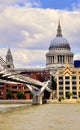 Millenium Bridge and Sain Paul's Cathedral