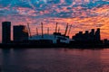 Millenium Dome, Greenwich at sunrise Royalty Free Stock Photo