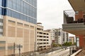 Millennium Bridge at Commons Park in Denver, Colorado Royalty Free Stock Photo