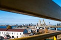 Millennium bridge in Kazan, crossing the river Kazanka.