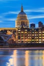 Millennium Bridge leading to Saint Paul's Cathedral