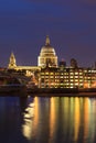 Millennium Bridge leading to Saint Paul's Cathedral