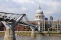 Millennium bridge London Royalty Free Stock Photo