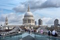 Millennium Bridge in London Royalty Free Stock Photo