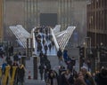 Millennium Bridge in London Royalty Free Stock Photo