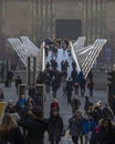 Millennium Bridge in London Royalty Free Stock Photo