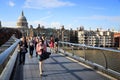 Millennium Bridge, London Royalty Free Stock Photo