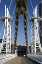 Millennium Bridge - Manchester - England Royalty Free Stock Photo