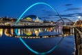 Millennium Bridge on the Quayside of Gateshead Royalty Free Stock Photo