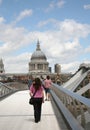 Millennium Bridge and St. Paul's