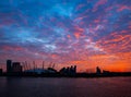 Millenium Dome, Greenwich at sunrise