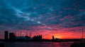 Millenium Dome at sunrise Royalty Free Stock Photo