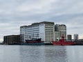 The Millennium Mills is a derelict turn of the 20th century flour mill in West Silvertown on the south side of the Royal Victoria