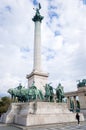 Millennium Monument at the Heroes' Square, Budapest, Hungary Royalty Free Stock Photo