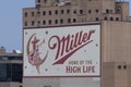 Miller Brewing Complex where Miller Beer brands are brewed. Miller Beer is a subsidiary of Molson Coors Royalty Free Stock Photo
